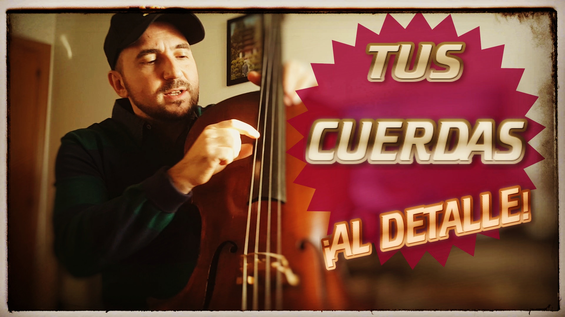 2.- Cuerdas de violonchelo al detalle