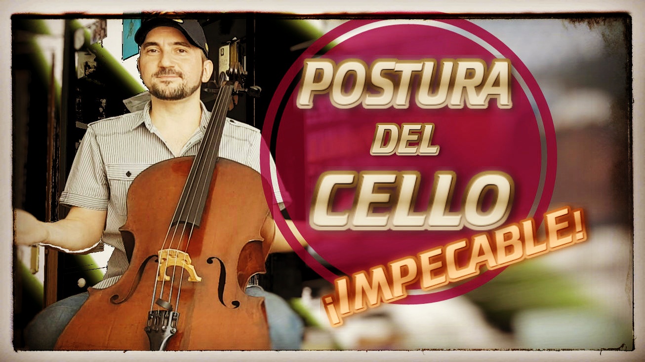 5.- Cómo sujetar el violonchelo
